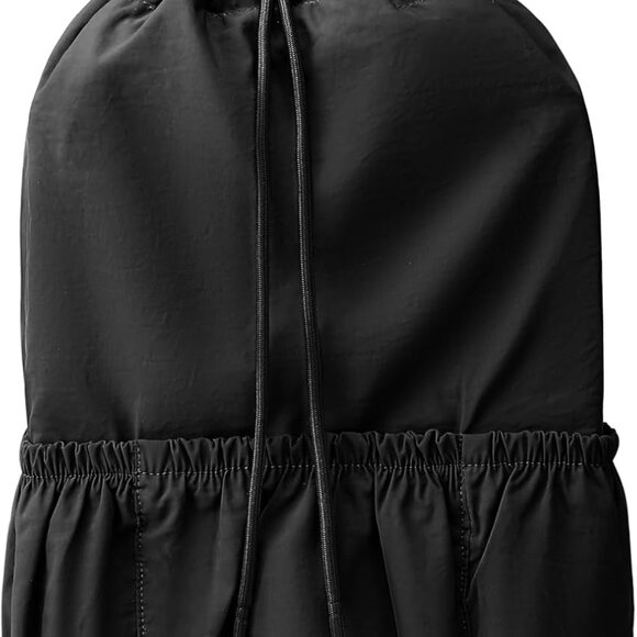 Stylish Adjustable Crossbody Sling Bag - Spacious Minimalist Daypack in Black - Picture 1 of 7